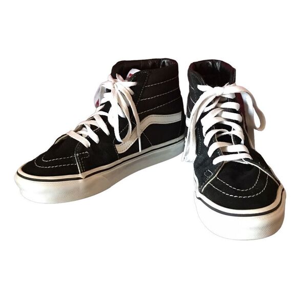 Vans Shoes Woman’s Size 5 Off The Wall High Top Sneakers - Picture 2 of 12